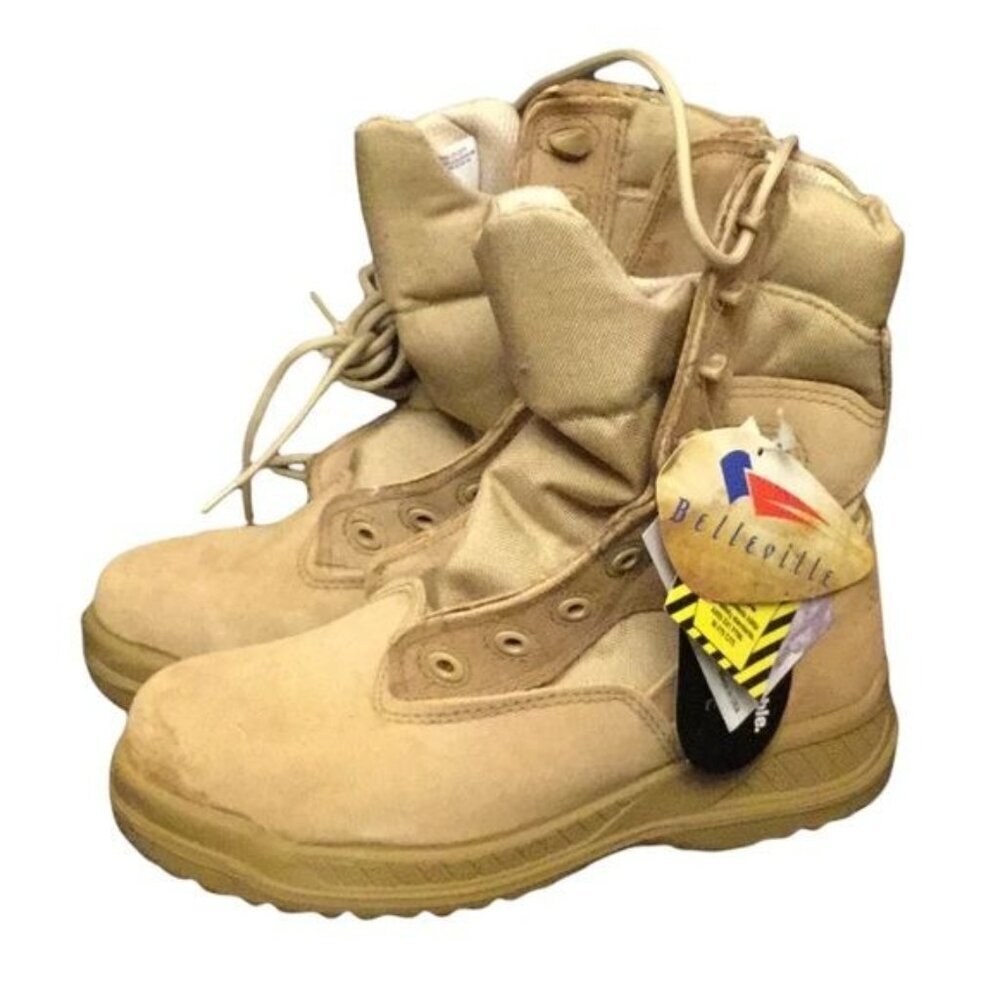 Belleville Tactical Combat Work Boots Steel Toe Mens 6 W Gorpcore Grunge